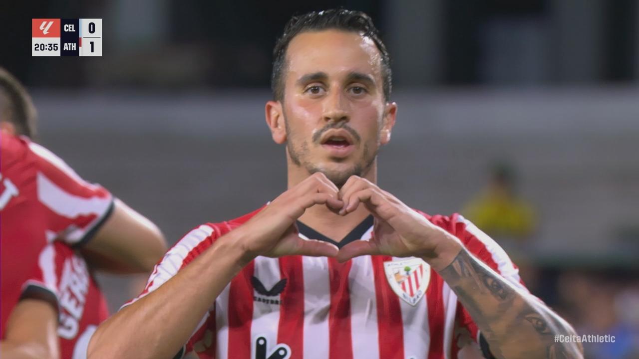 Con mucha calidad, Berenguer puso el 1-0 ante Celta de Vigo