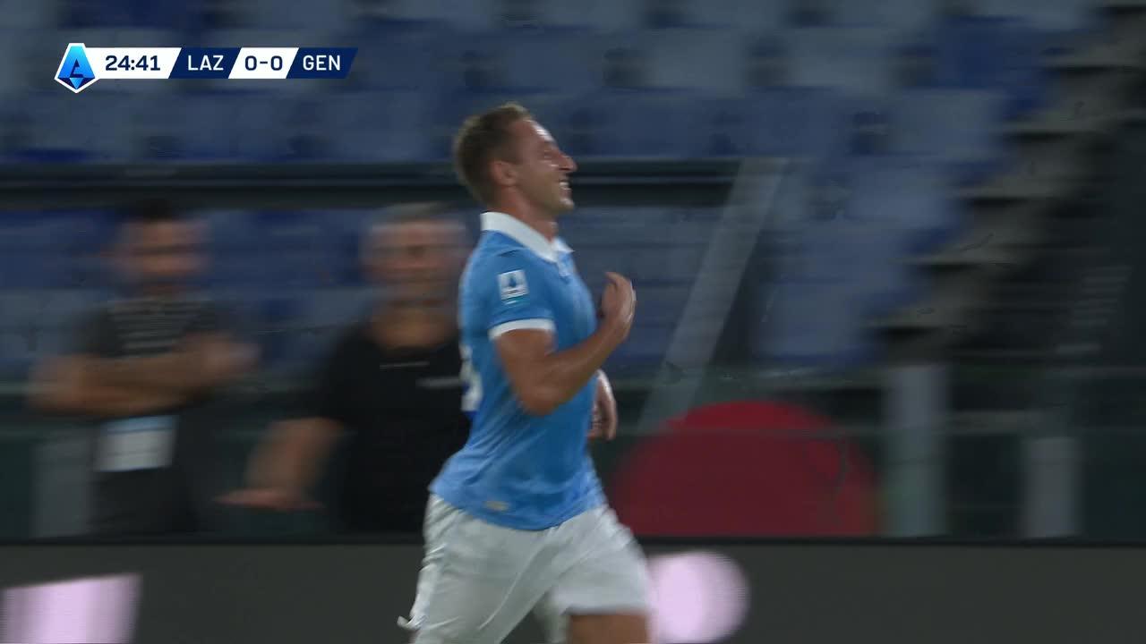 ¡Definió de primera! Frattesi puso el 1-0 ante Genoa