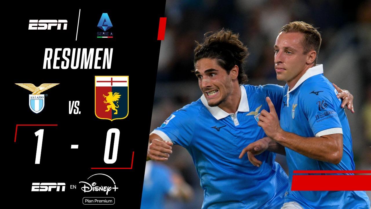 Con lo justo, Lazio derrotó a Genoa