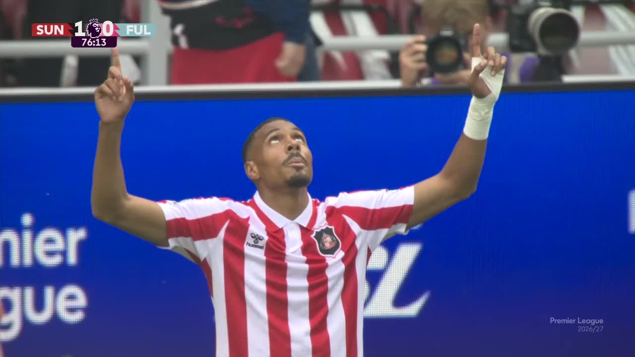 Wilson Isidor definió sin problemas para el 1-0 de Sunderland