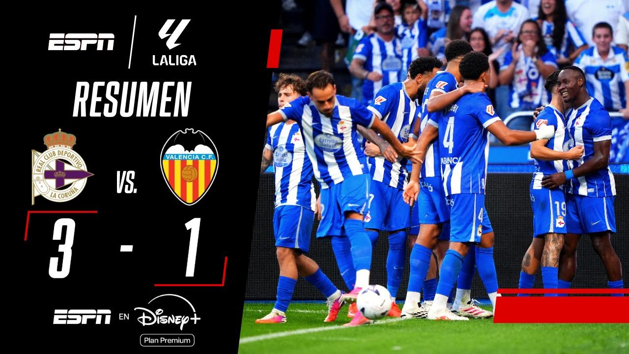 ¡Deportivo La Coruña festejó en LaLiga!