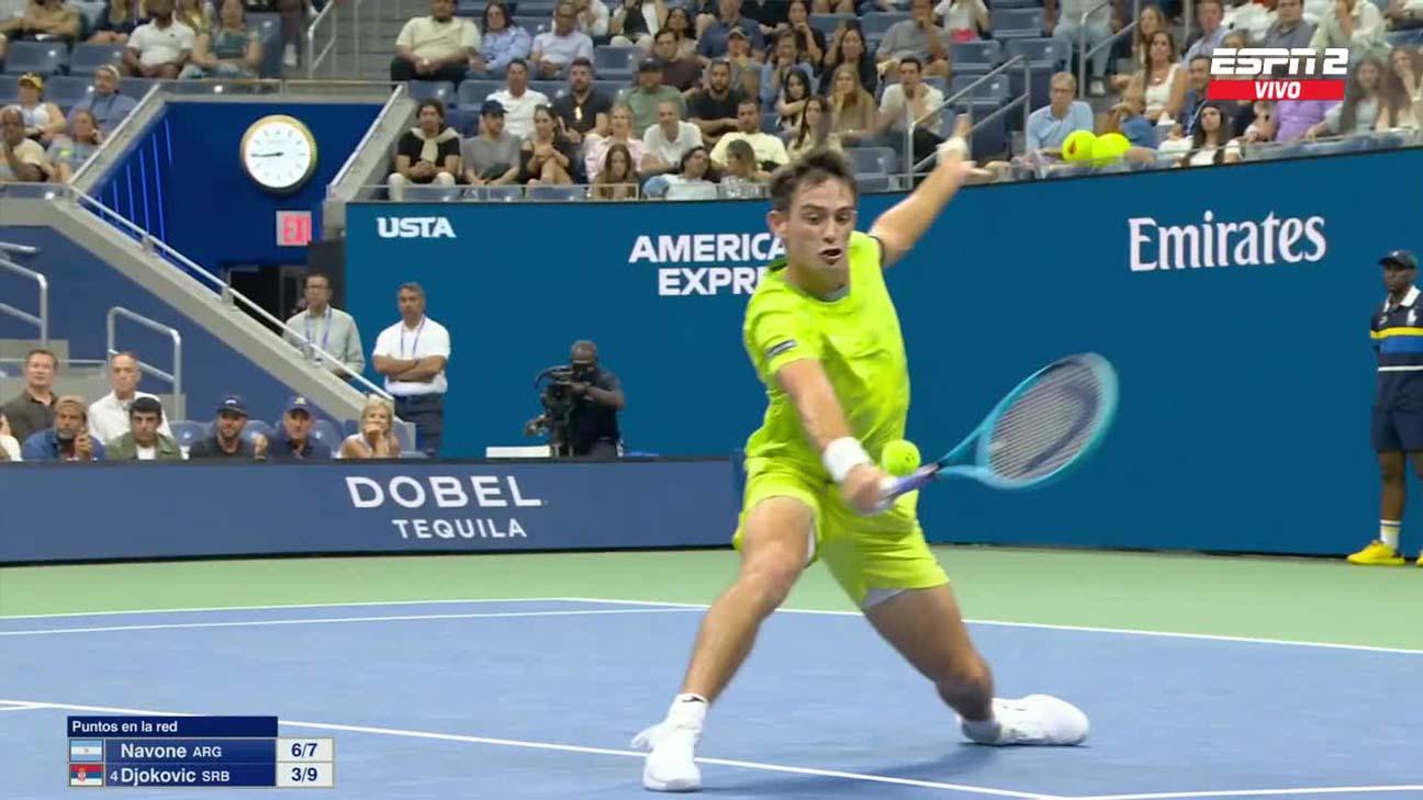 Argentina: Mariano Navone derriba a Djokovic en el US Open y firma una de las mayores sorpresas del tenis
