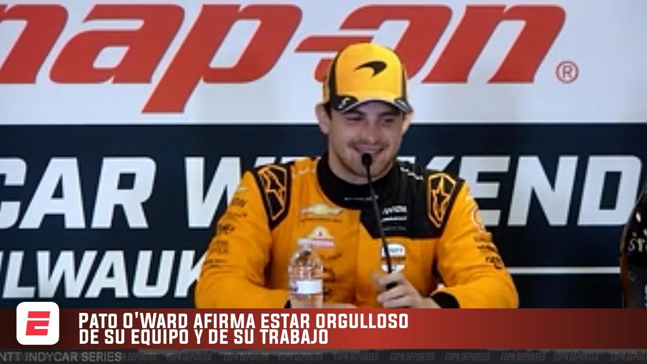 Pato O'Ward afirma estar orgulloso de su equipo y de su trabajo