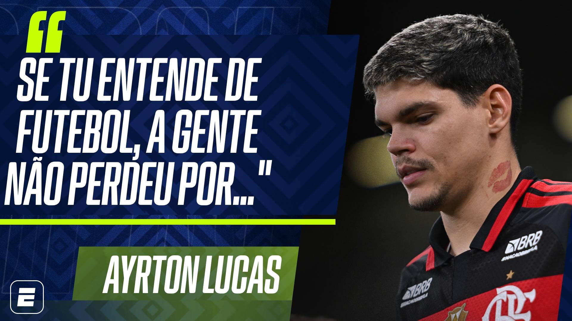 Ayrton Lucas desabafa sobre críticas que vem sofrendo no Flamengo: 'Um pouco injusto'