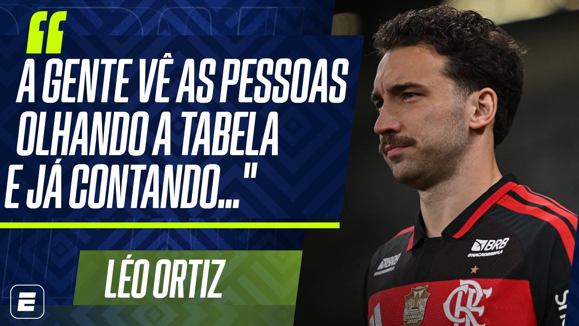 Léo Ortiz prega cautela antes de jogo atrasado contra o Mirassol: 'Não é um jogo que está entregue para a gente'