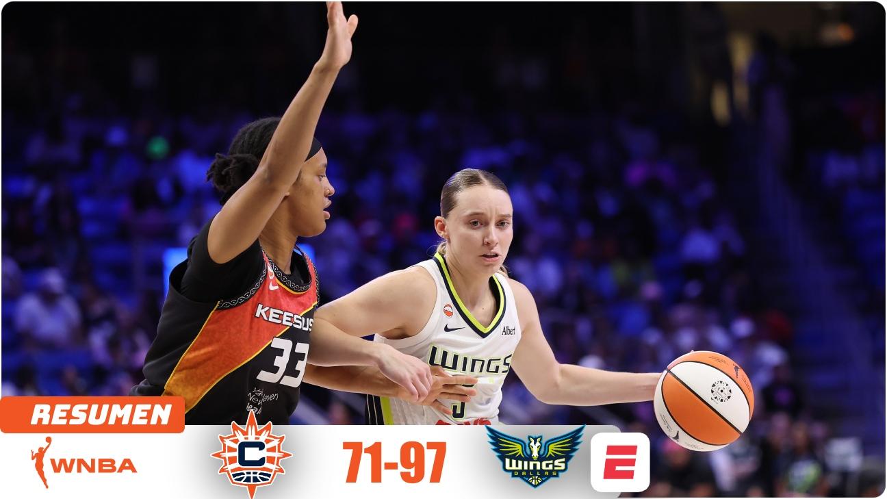 Dallas Wings acelera en la segunda mitad y aplasta a Connecticut Sun