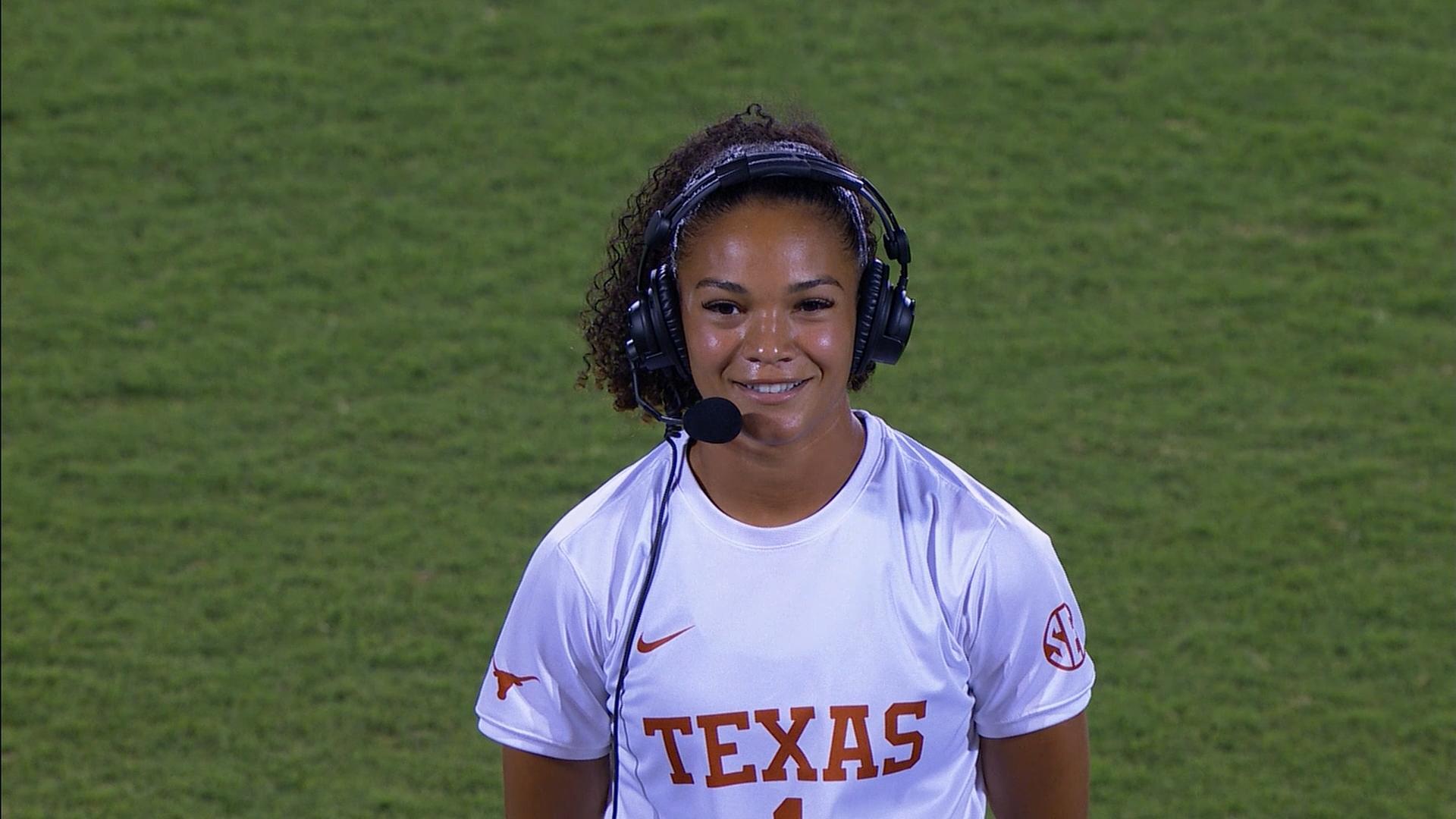 Ava McDonald recaps amazing goal, shows love to Longhorn seniors