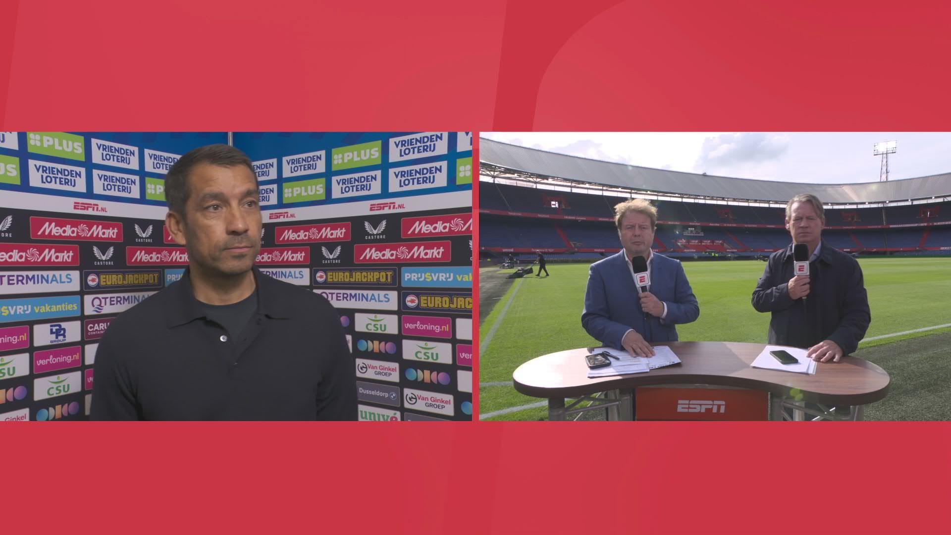 Van Bronckhorst over eventuele versterkingen: "Het is ook aan de club om te kijken of het financieel haalbaar is"