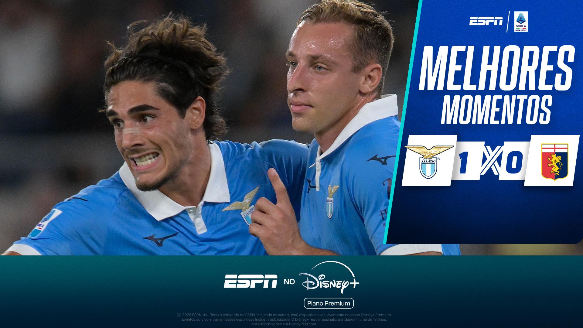 Lazio 1 x 0 Genoa no Campeonato Italiano: VEJA os melhores momentos