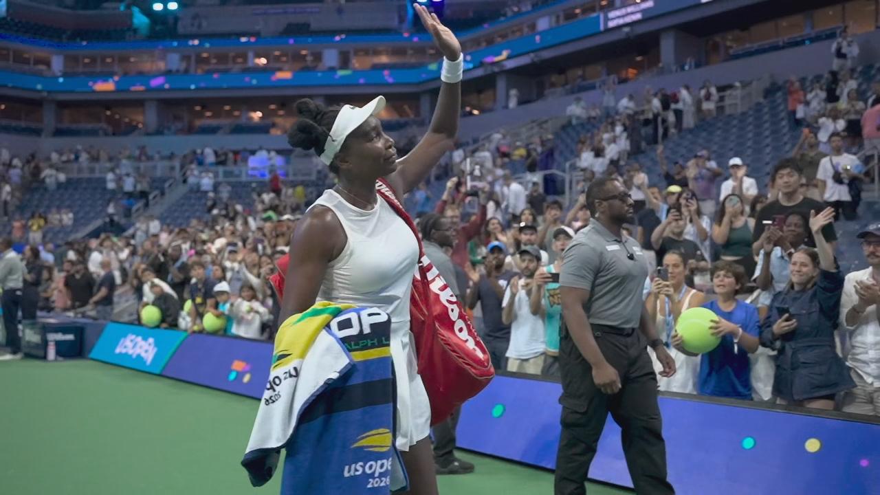 Venus Williams dice adiós al US Open