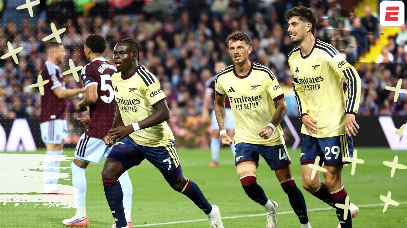 Arsenal vence al Aston Villa y mantiene paso perfecto