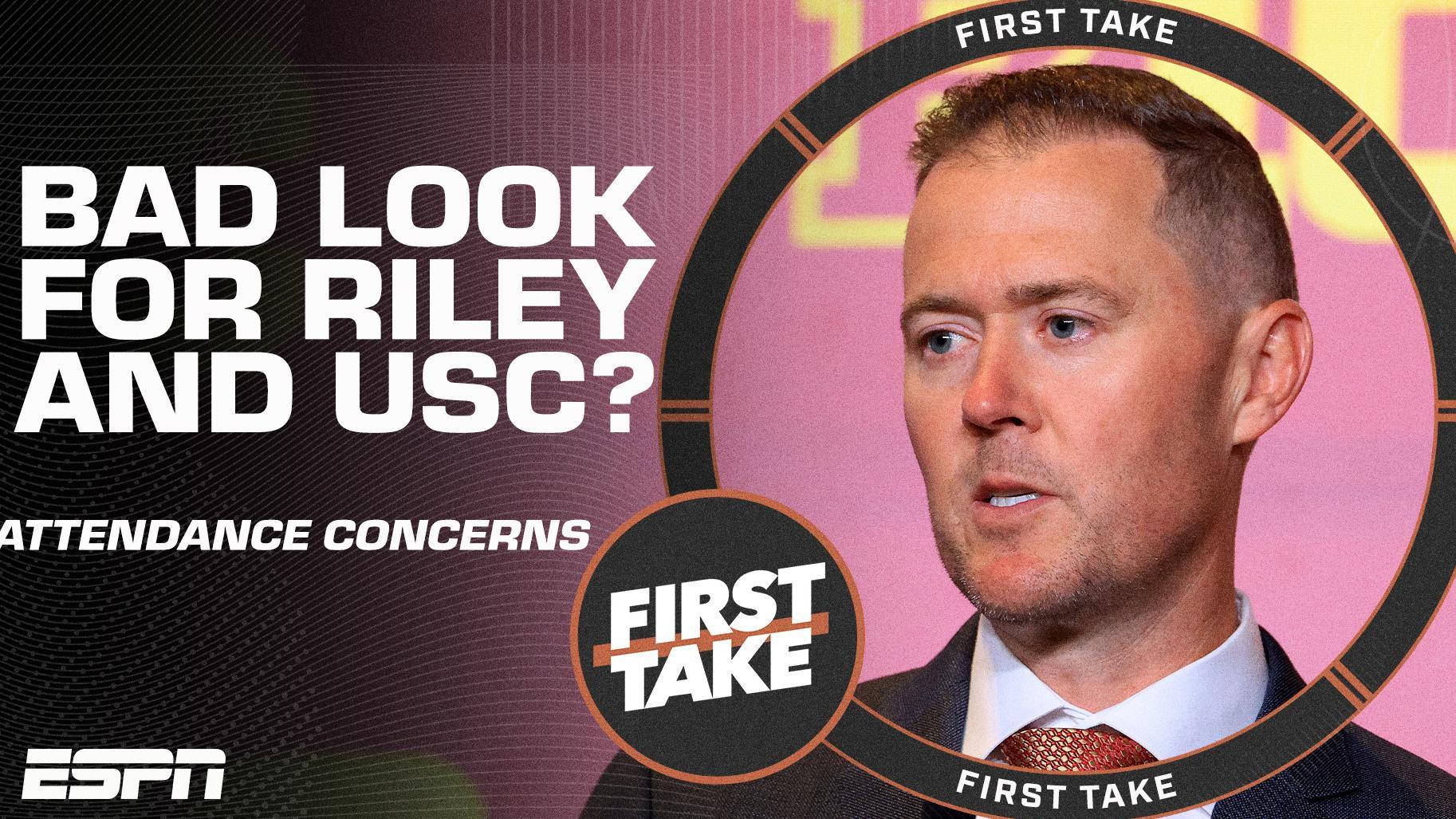 BAD LOOK for Lincoln Riley and USC?! Stephen A. & Paul on the Trojans' low attendance