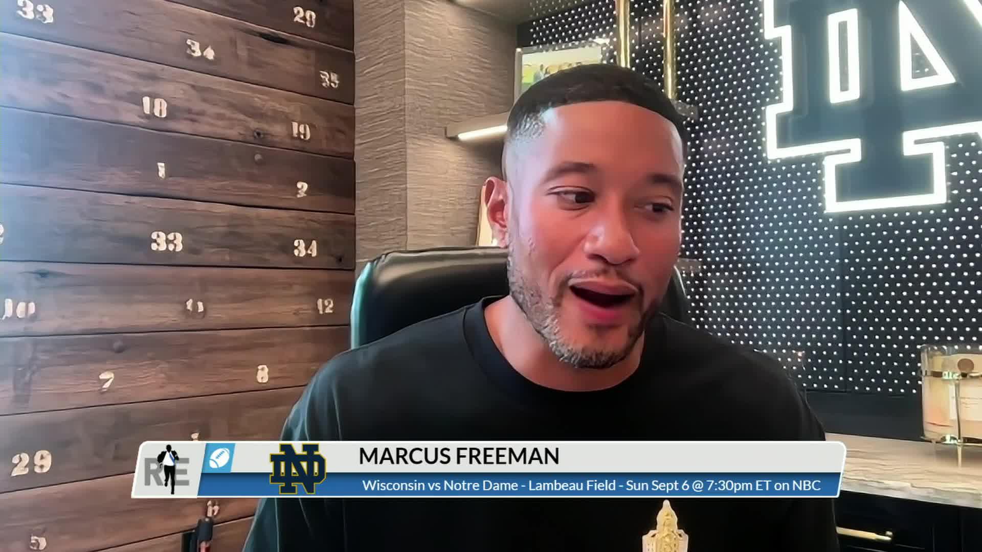 Marcus Freeman explains Notre Dame's 'Leave No Doubt' motto