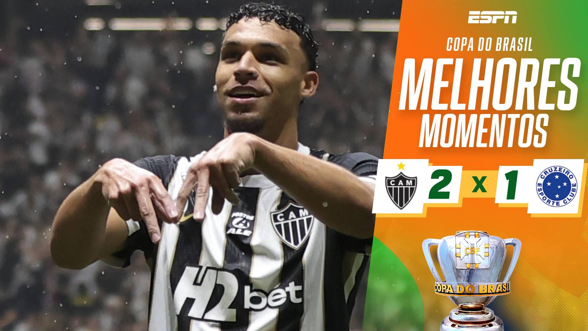 Atlético-MG busca virada no fim, elimina o Cruzeiro e avança à semifinal da Copa do Brasil; VEJA os melhores momentos
