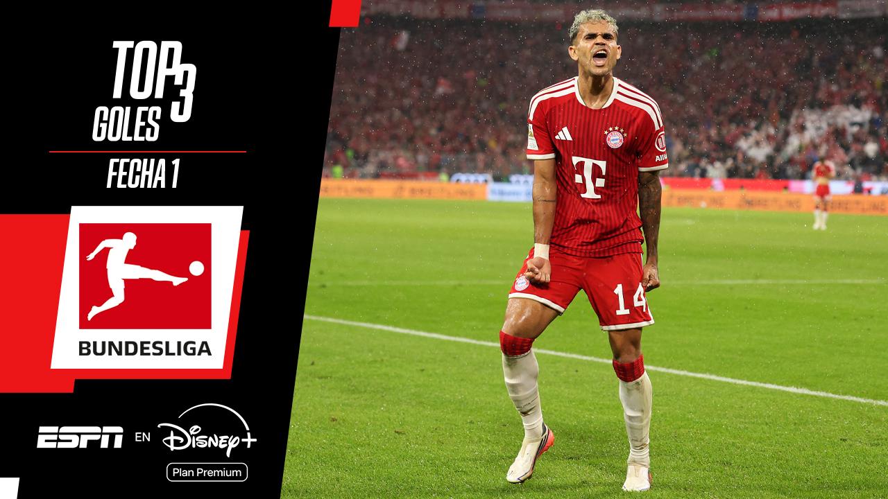Luis Díaz apareció con un golazo para meterse en el Top 3 de la Bundesliga