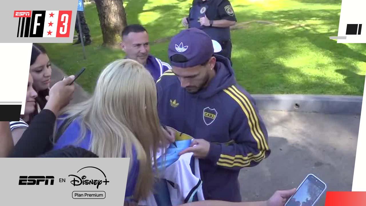 ¡Todos van por la firma de Paredes! Así recibió Córdoba a Boca