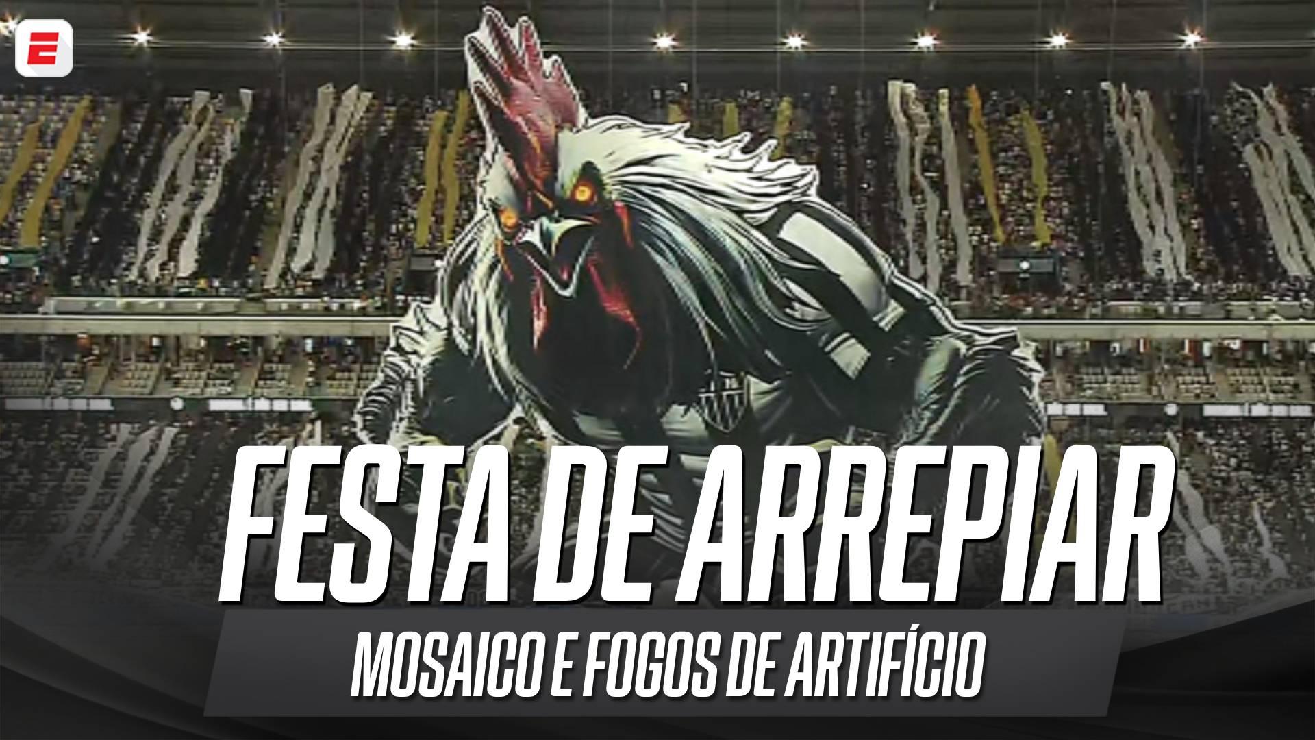 Clima de decisão! Torcida do Atlético-MG faz a festa na Arena MRV antes de clássico decisivo contra o Cruzeiro pela Copa do Brasil