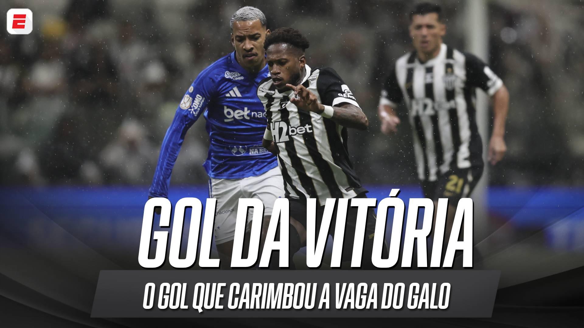 Golaço de Fred elimina o Cruzeiro e coloca o Atlético-MG na semifinal da Copa do Brasil