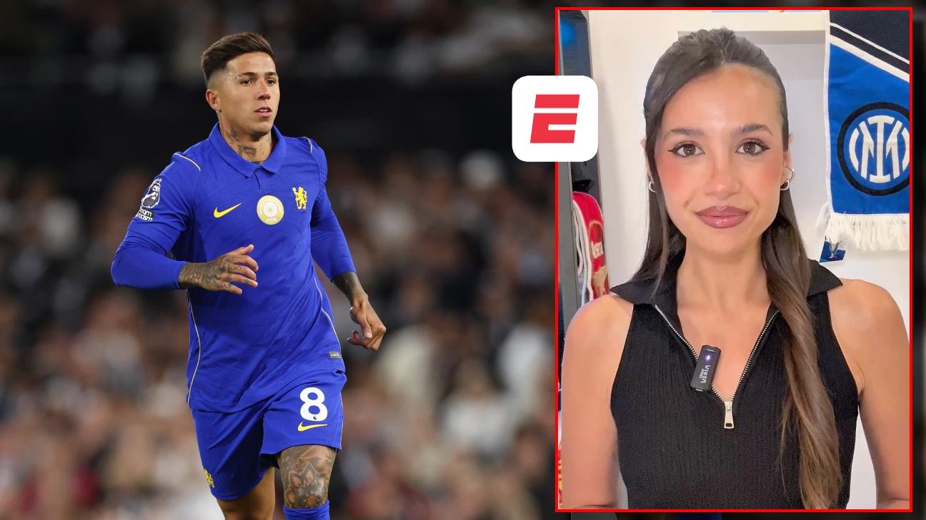 Enzo Fernández cambia el azul por el celeste