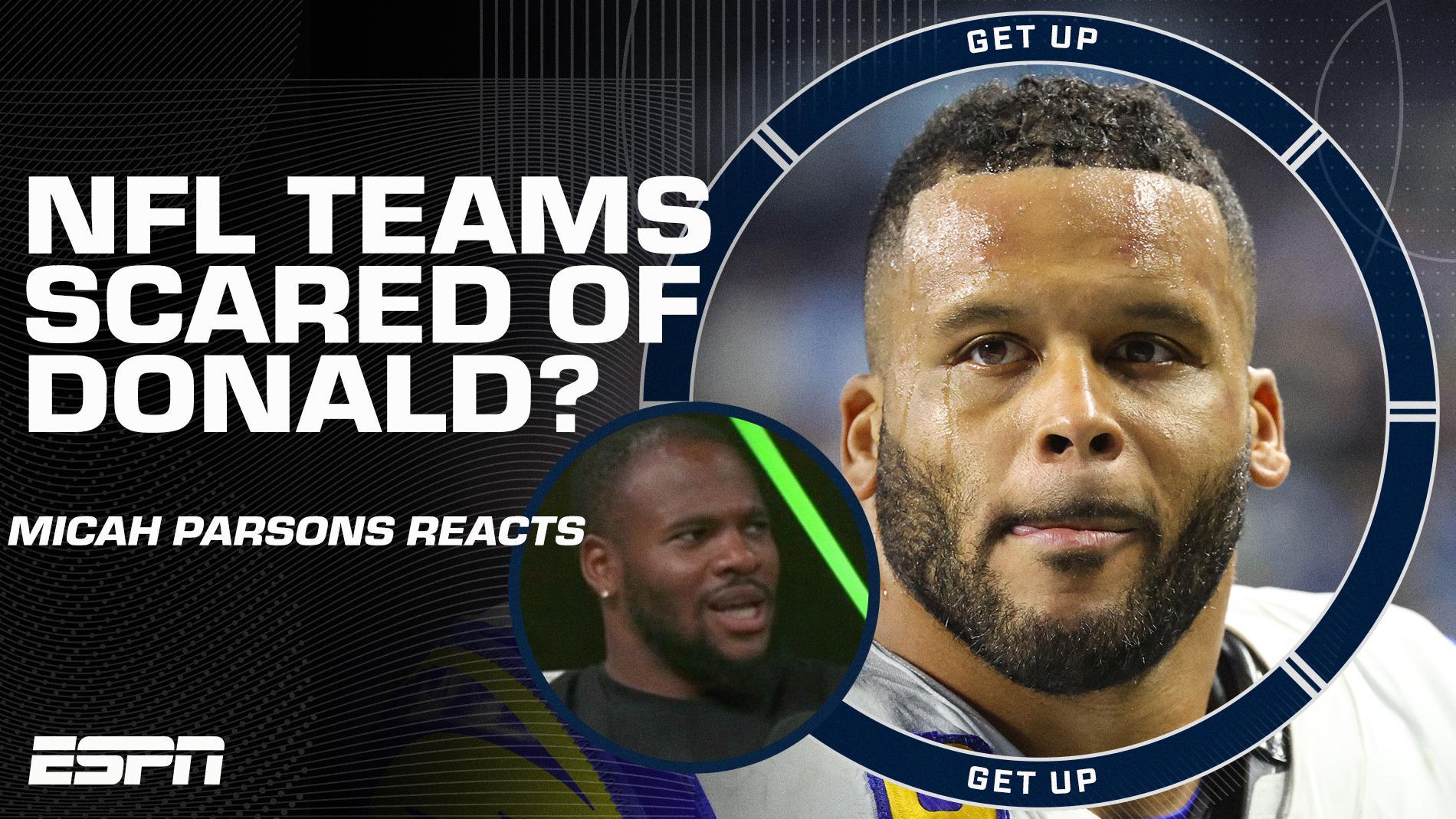 Micah Parsons reaction to Aaron Donald’s return ‘Jordan took years off!’