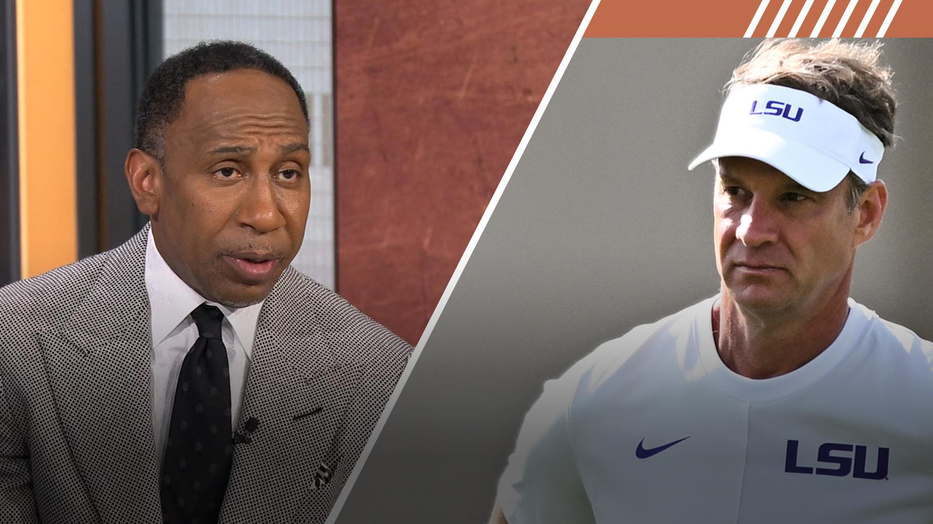 Stephen A. to Lane Kiffin: 'Just own who you are'