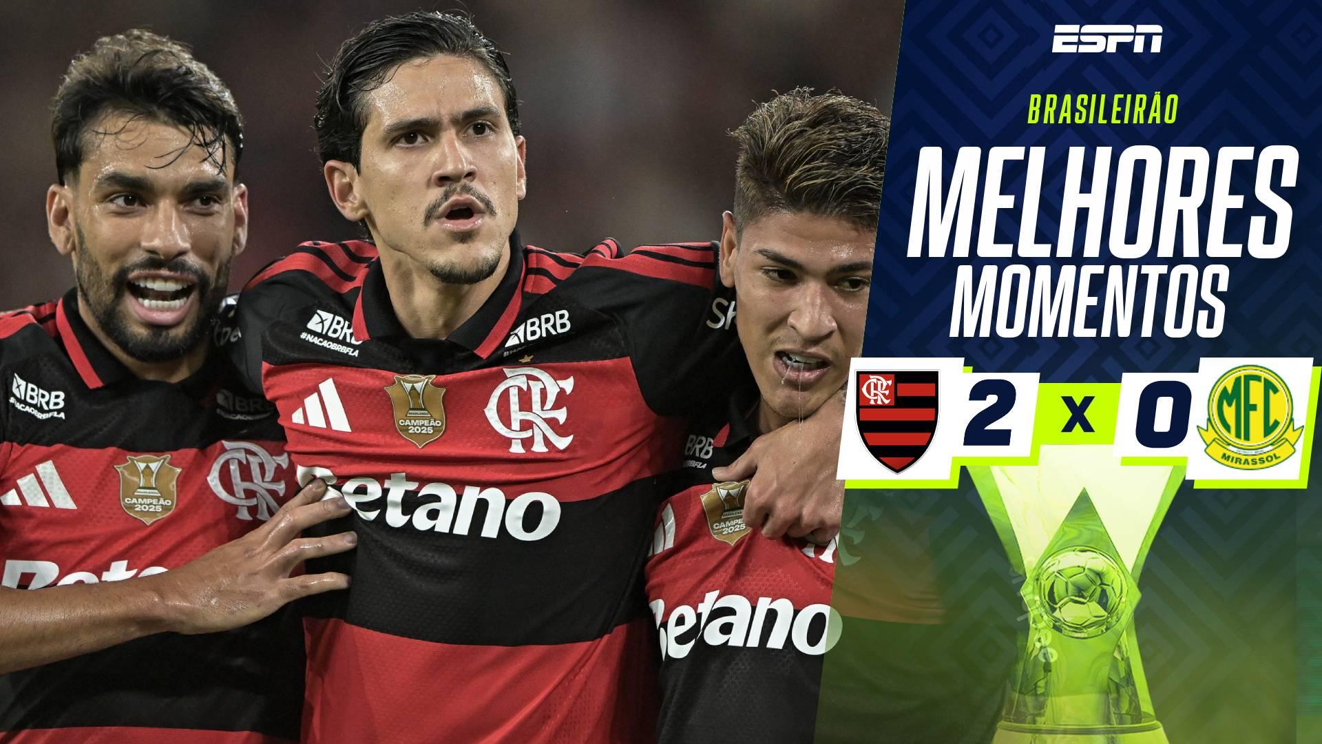 Paquetá e Carrascal brilham em vitória do Flamengo contra o Mirassol em jogo atrasado no Brasileirão; veja os lances