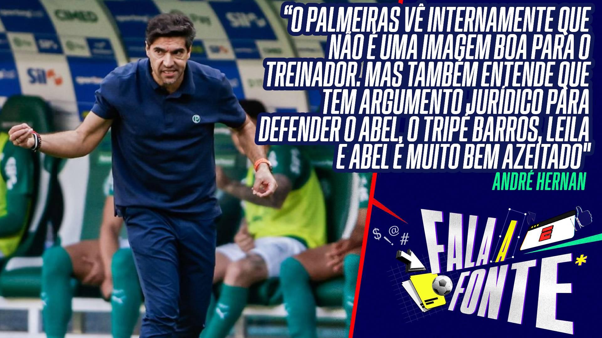 Como Palmeiras enxerga 'idas' ao tribunal e postura de Abel? André Hernan explica bastidores de punição do STJD ao treinador