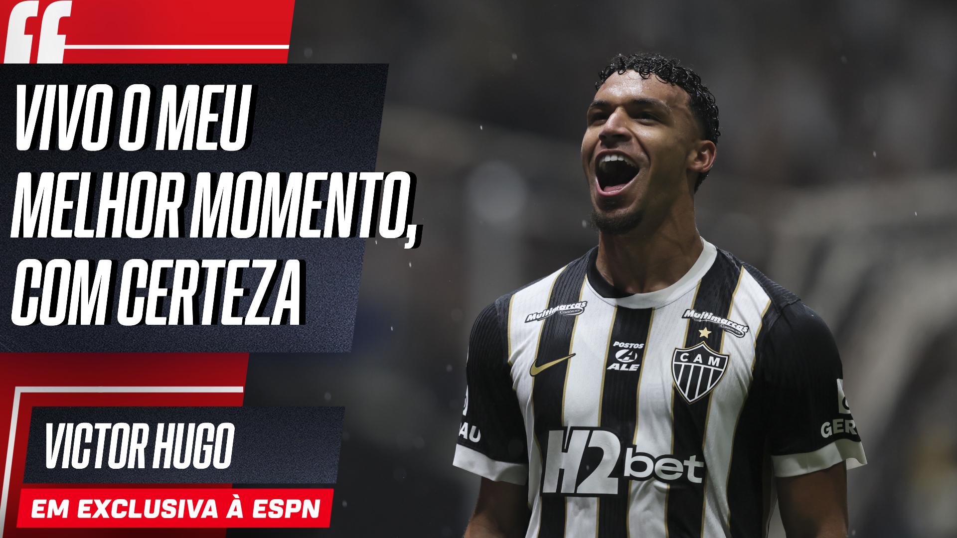 Victor Hugo lembra 'aprendizado' após início promissor no Flamengo e crava viver auge no Atlético-MG: 'Meu melhor momento'