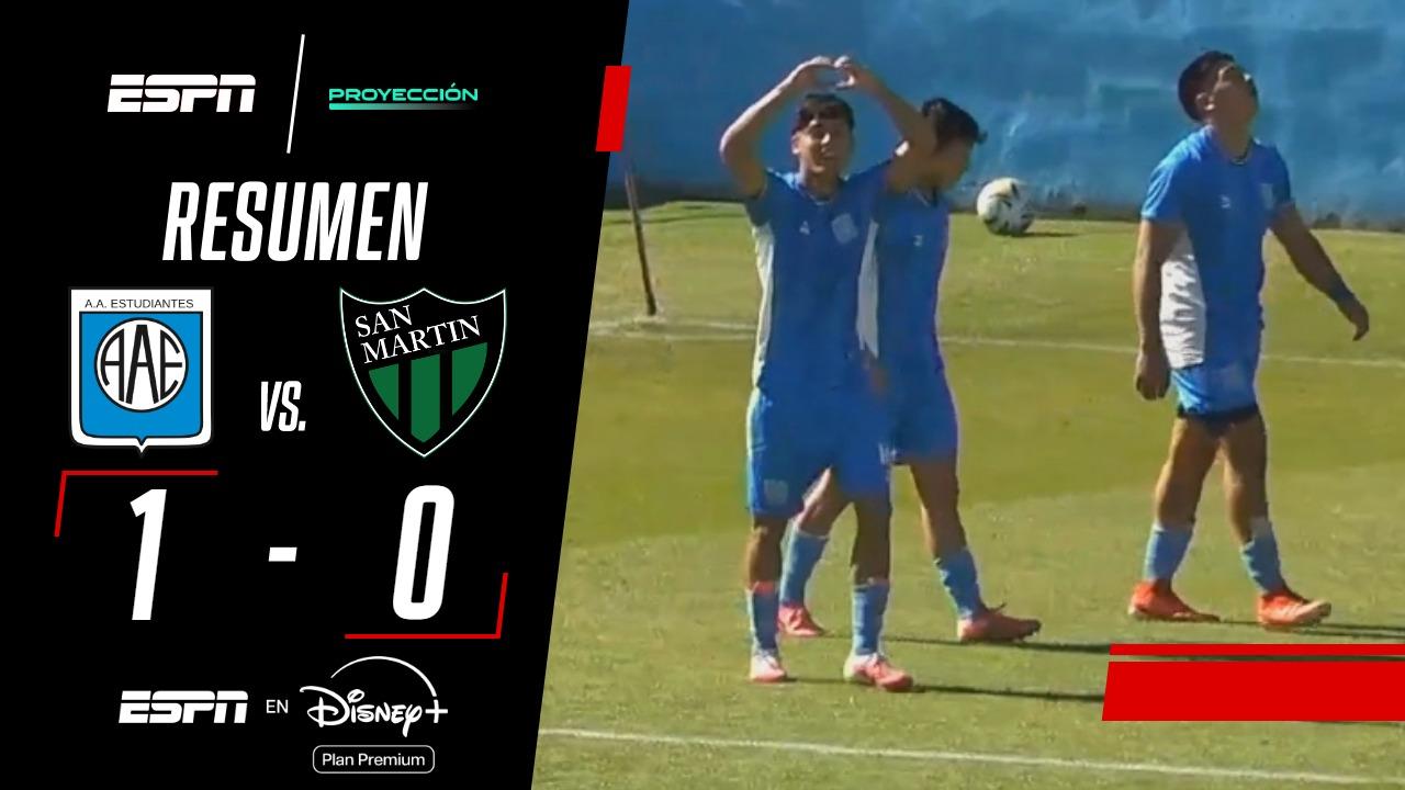 Estudiantes (RC) se impuso ante San Martín (SJ) en el Torneo Proyección