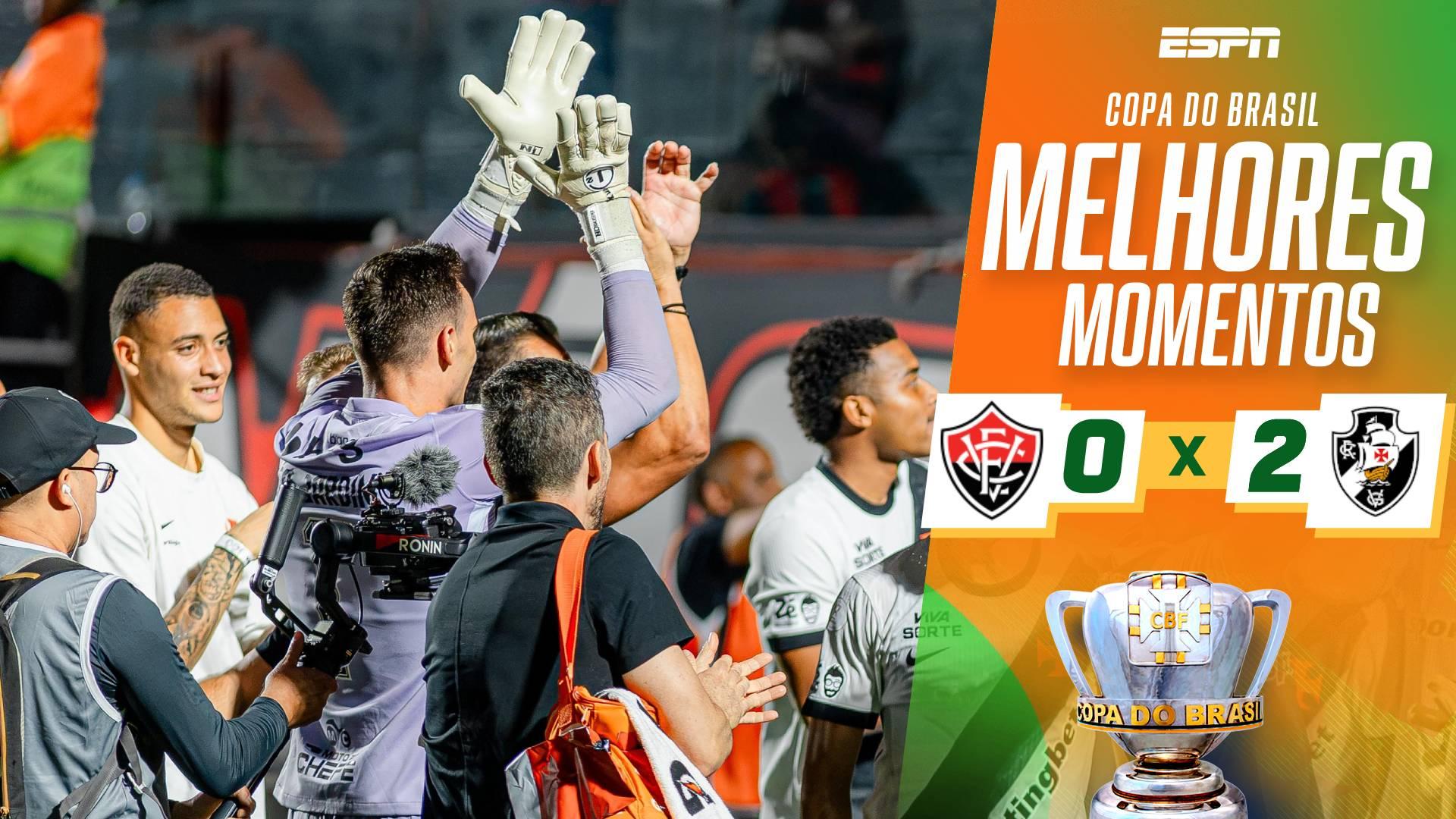 Vasco bate Vitória de novo, avança à semifinal e segue vivo pelo título da Copa do Brasil; VEJA os melhores momentos
