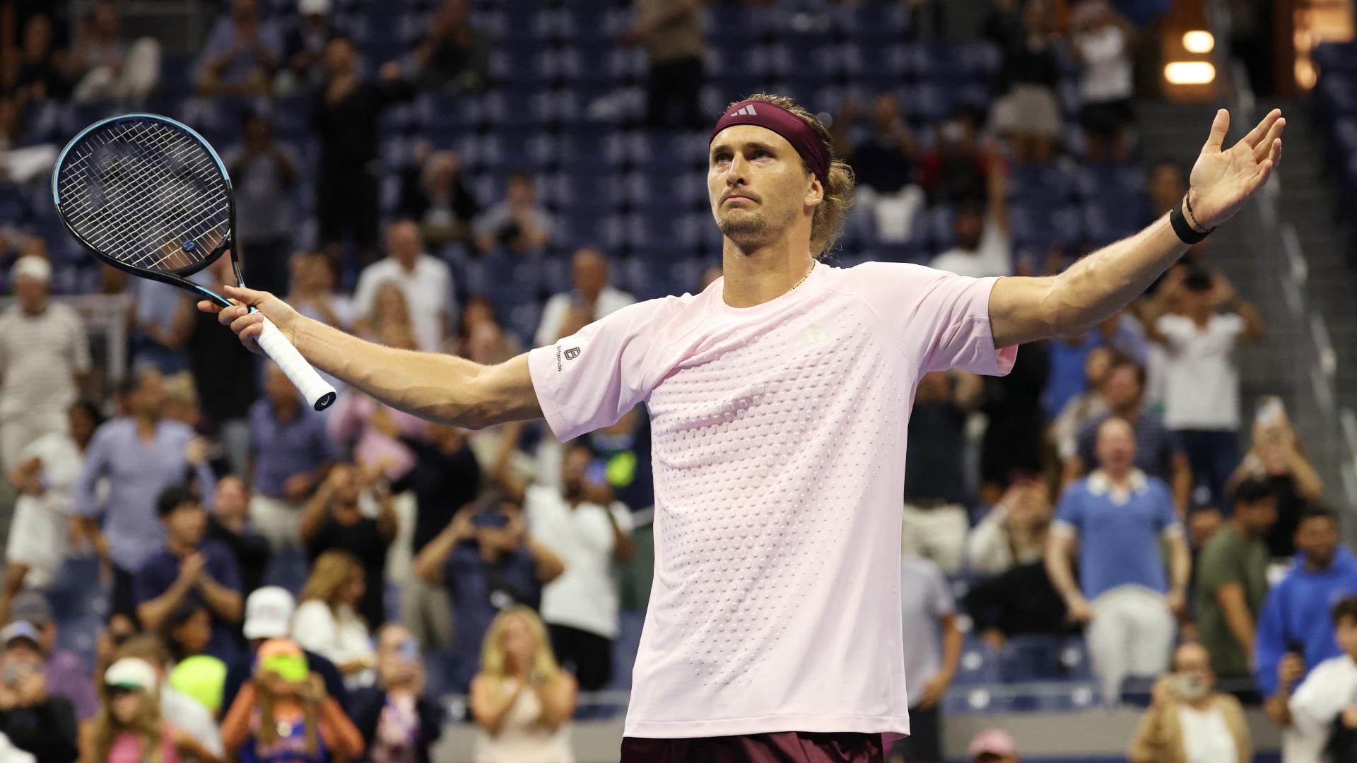 Top-seeded Alexander Zverev prevails in five-set thriller at US Open