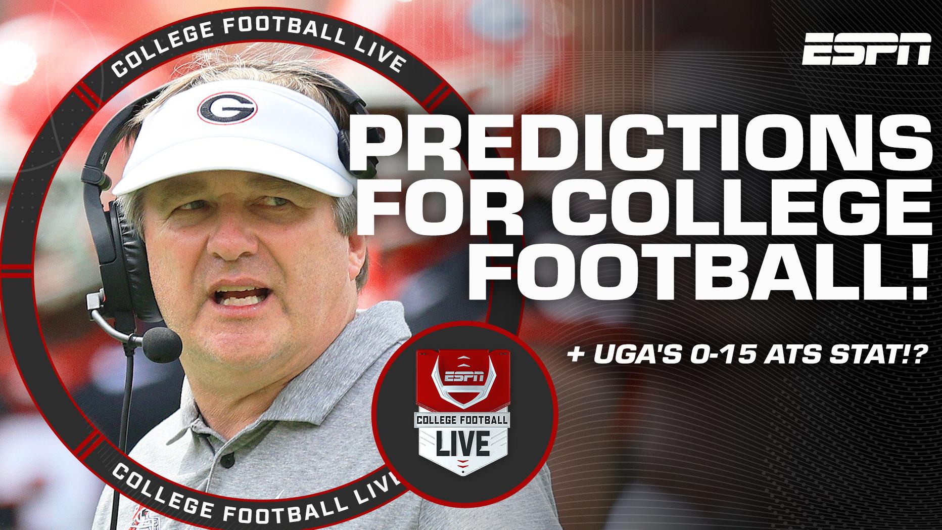 Challenge Accepted UGA to SEC title game, Texas Tech to win Big 12 & more! | College Football Live