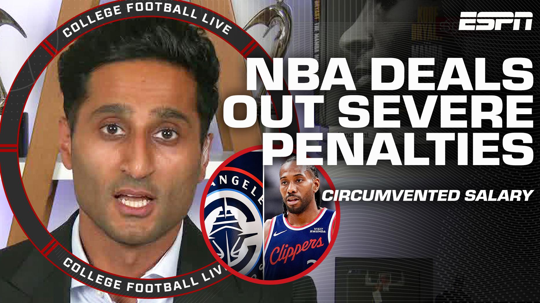 BREAKING: NBA investigation finds Clippers circumvented salary. Fines & bans revealed | SportsCenter
