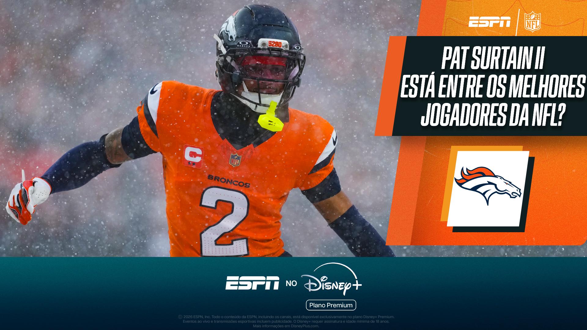 Denver Broncos tem em Pat Surtain II um dos melhores defensores da NFL; VEJA