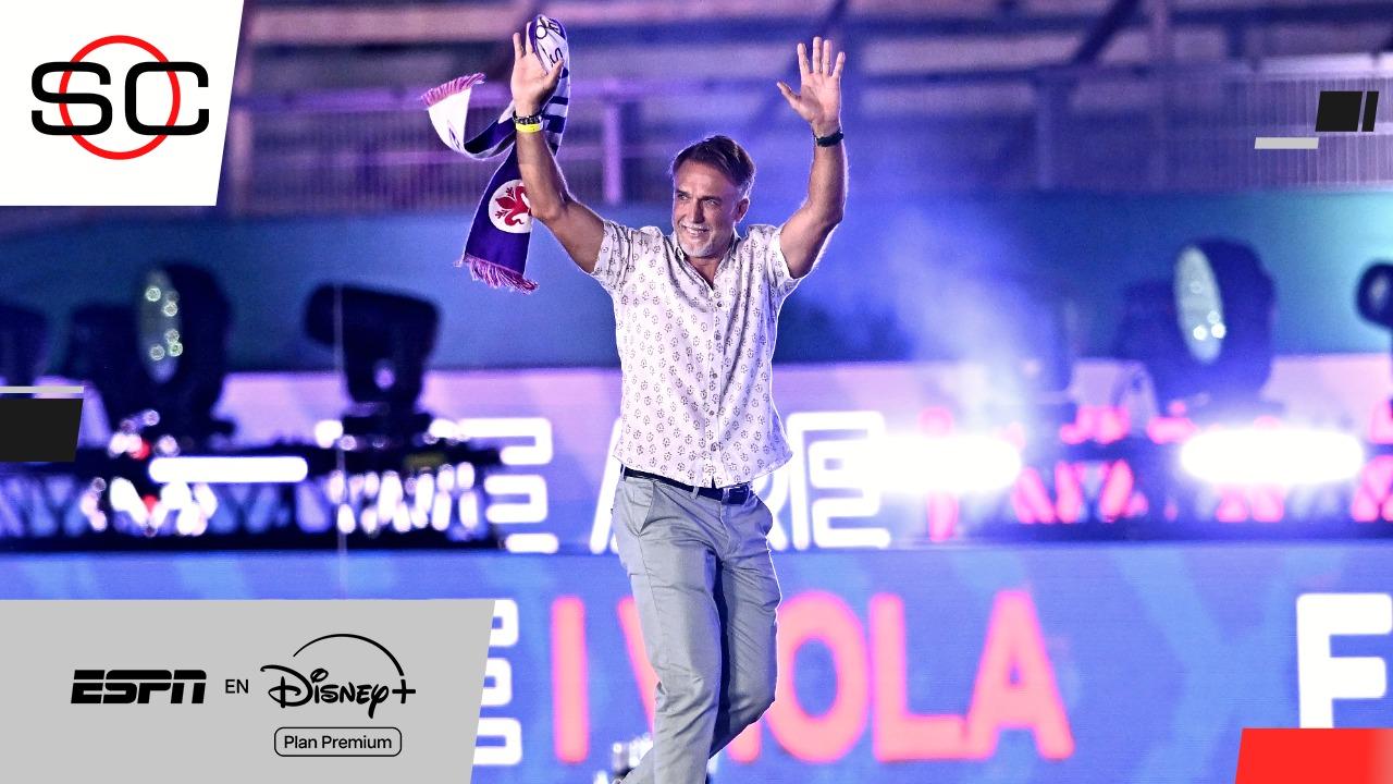 Volvió a jugar Bati: "No podía no venir a la fiesta de la Fiorentina"