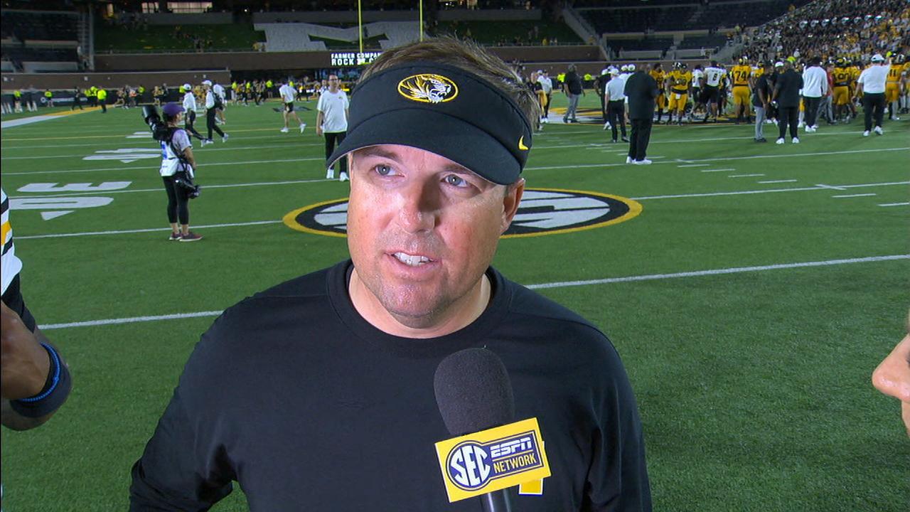 Mizzou's Drinkwitz gives credit to QB Simmons' composure