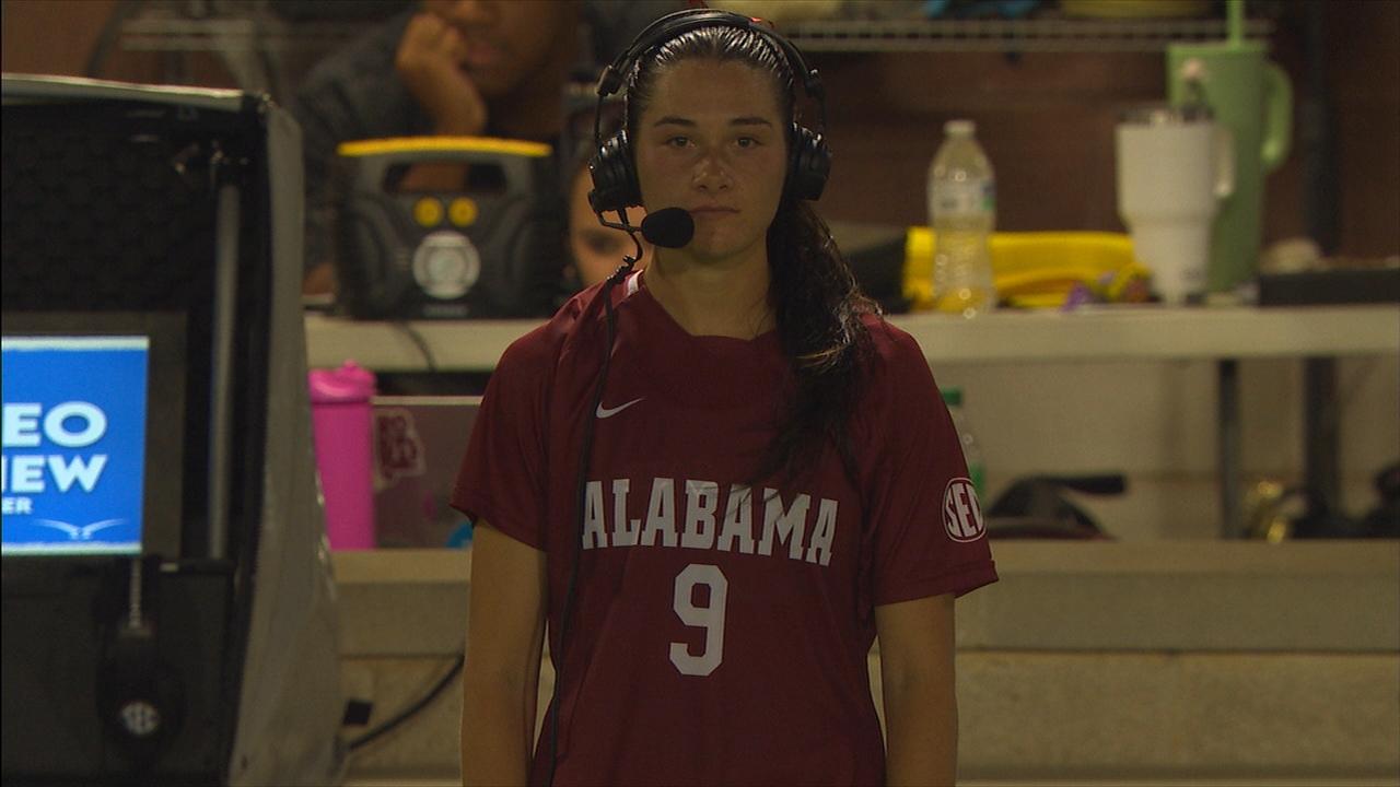 No. 6 Alabama's Ashely Roni details her game-winning goal