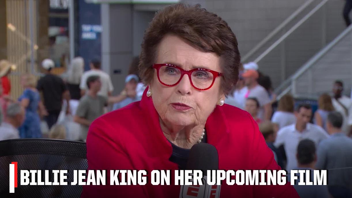 main billie jean king INT (Billie Jean King on the meaning behind her upcoming film 'Give Me The Ball!' | 2026 US Open)