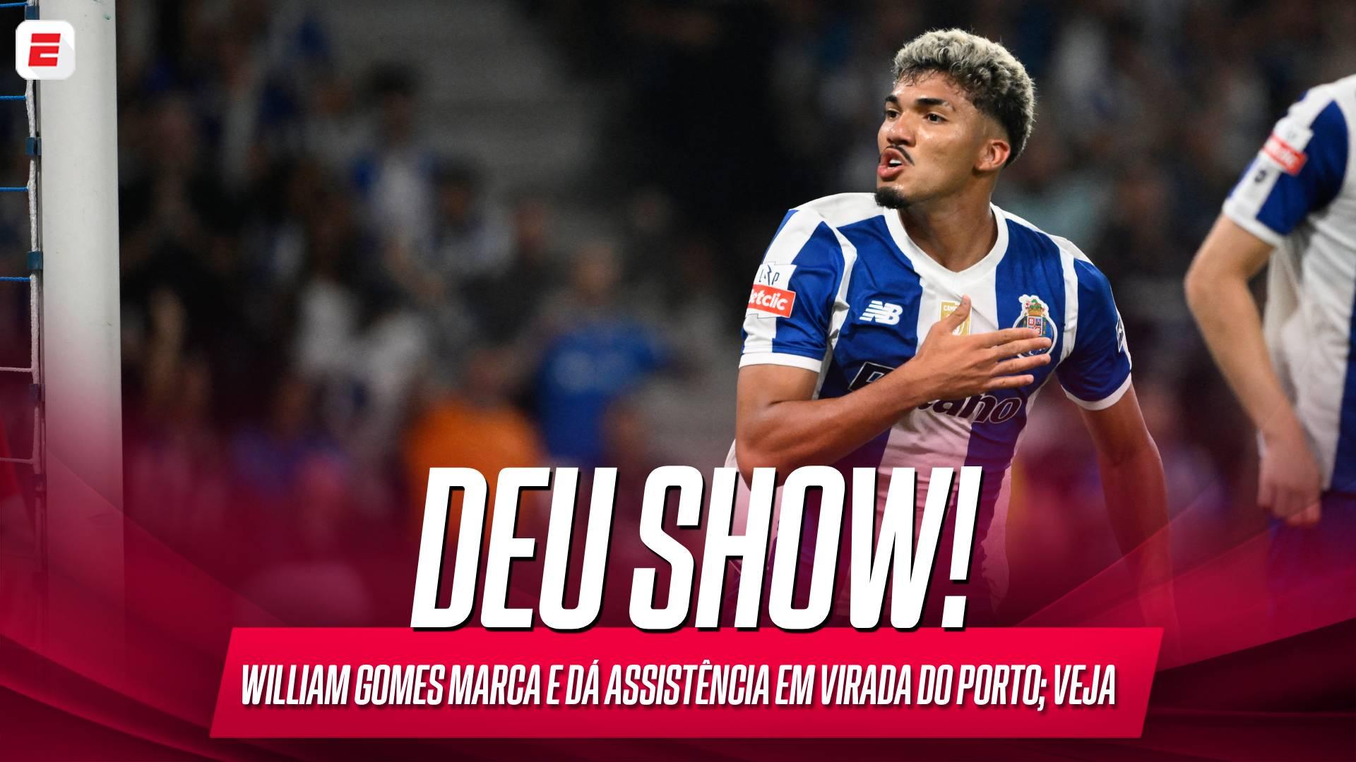 William Gomes comanda virada do Porto com gol e assistência; VEJA show do brasileiro