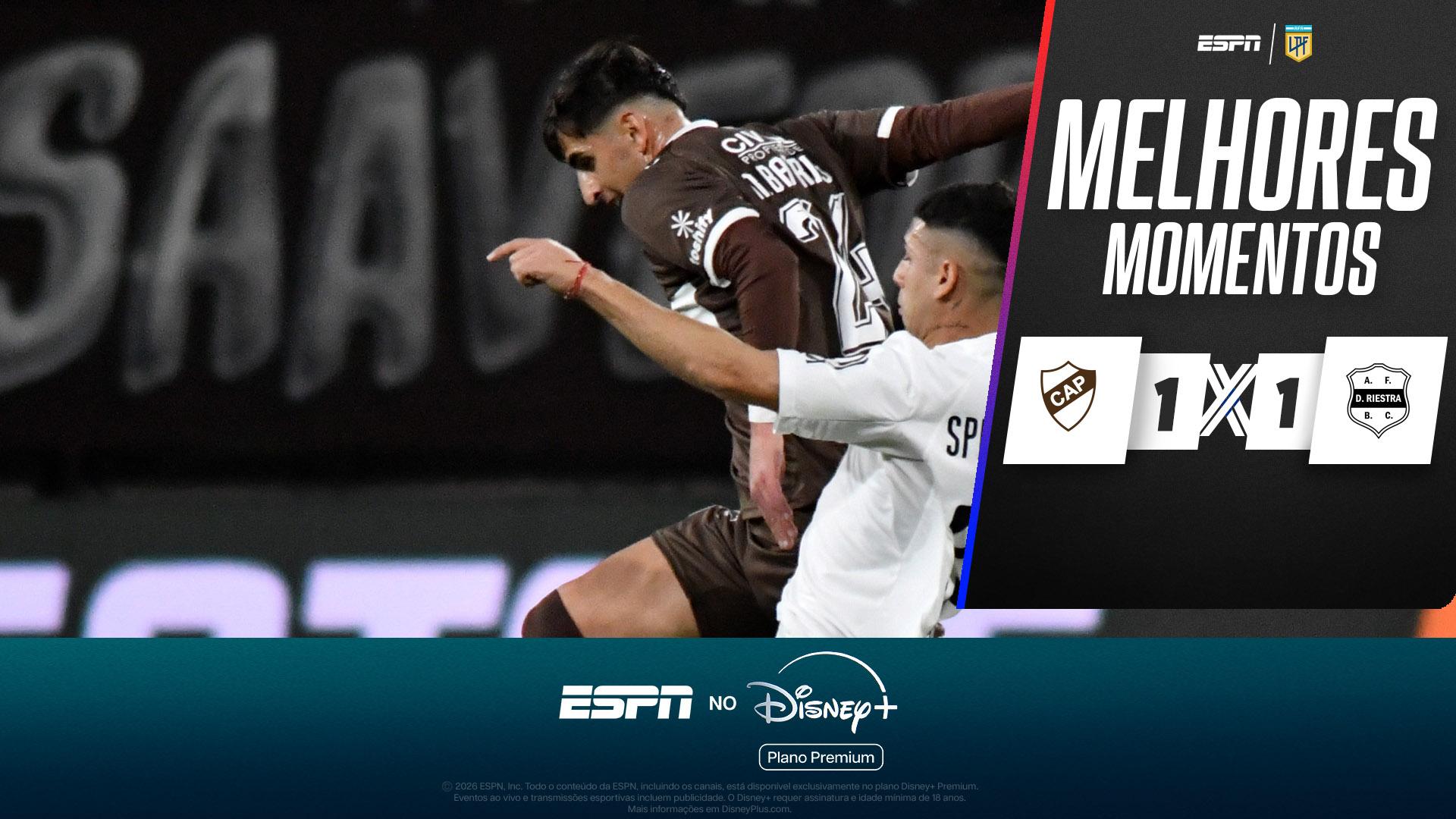 Platense 1 x 1 Riestra no Campeonato Argentino: VEJA os melhores momentos