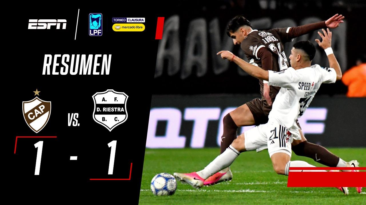Platense y Riestra repartieron puntos en Vicente López