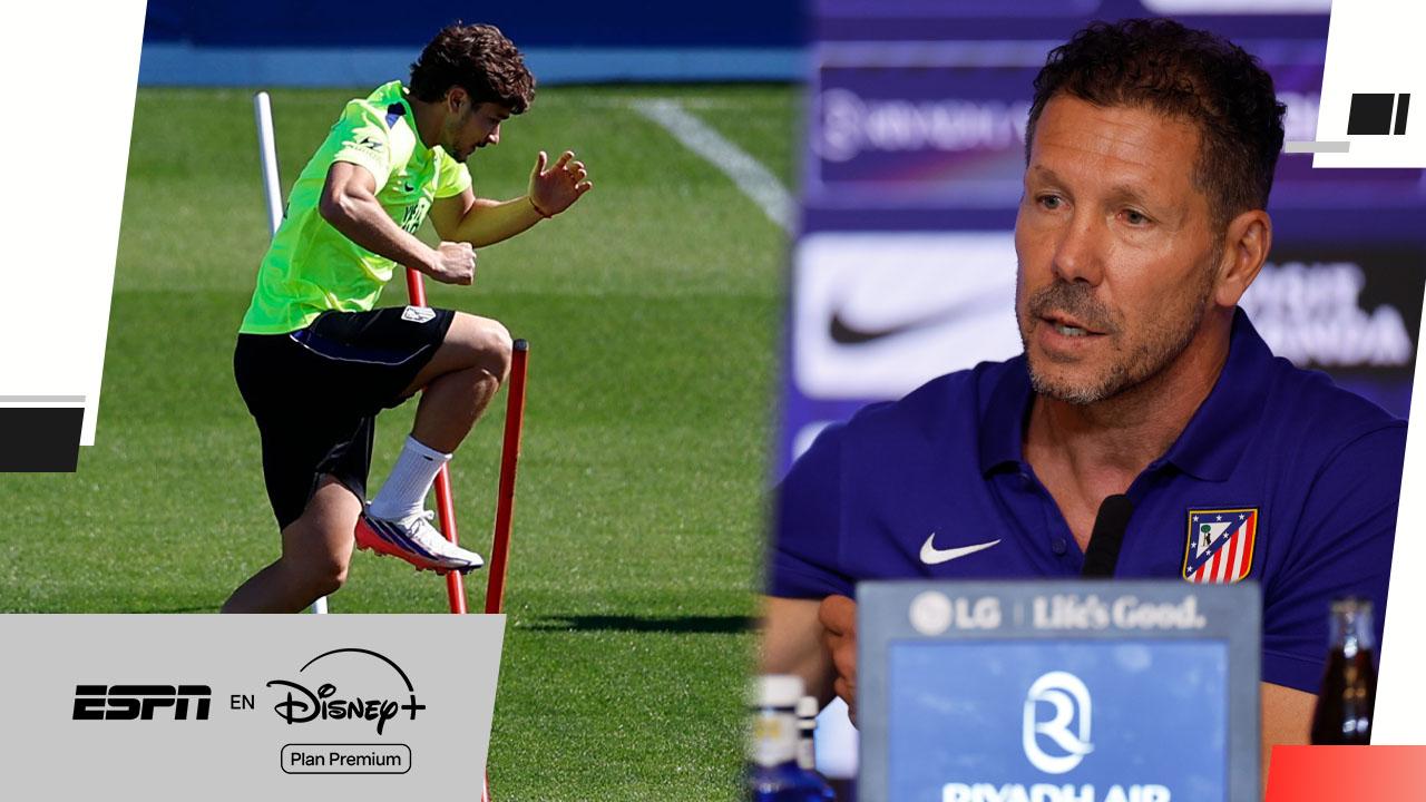 Simeone: "Nosotros lo queremos ver feliz a Julián"