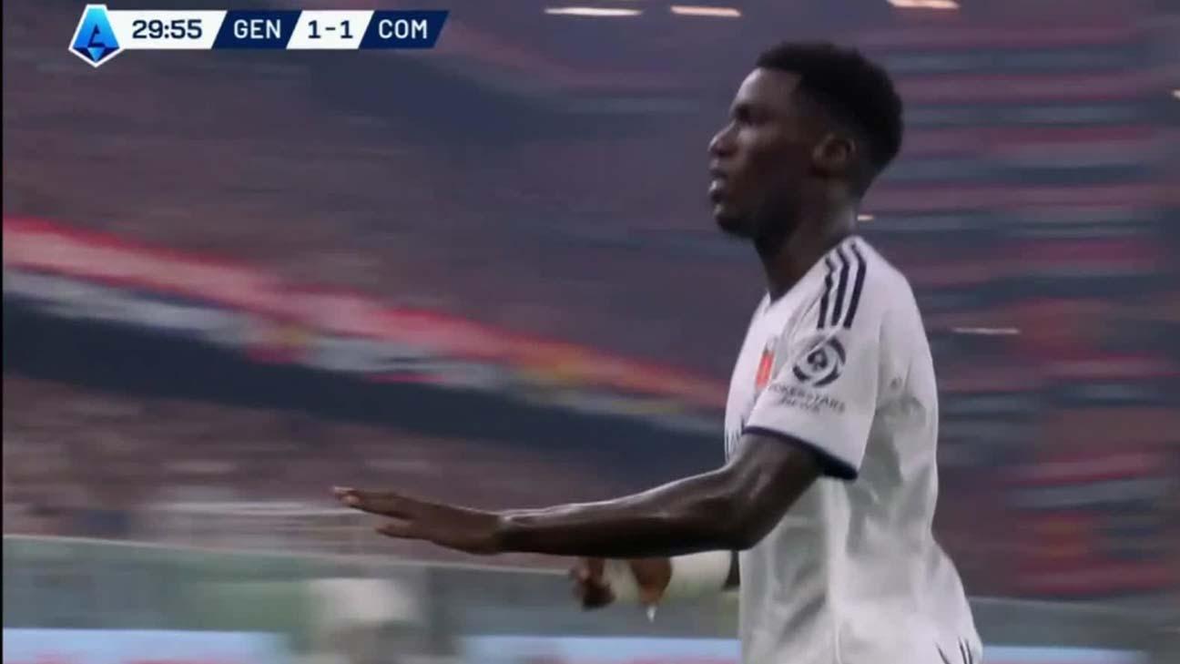 ¡Diao estaba donde tenía que estar y se lo dio vuelta a Genoa!
