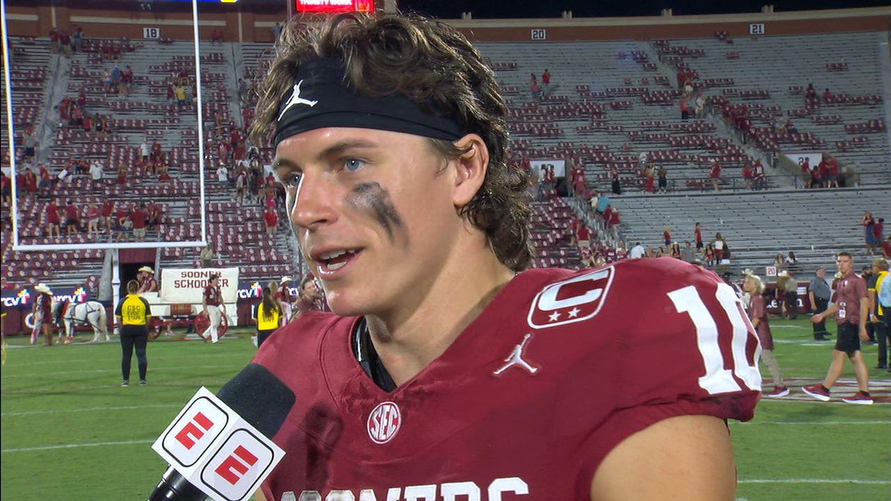 John Mateer feels blessed to be back on the field for No. 10 OU