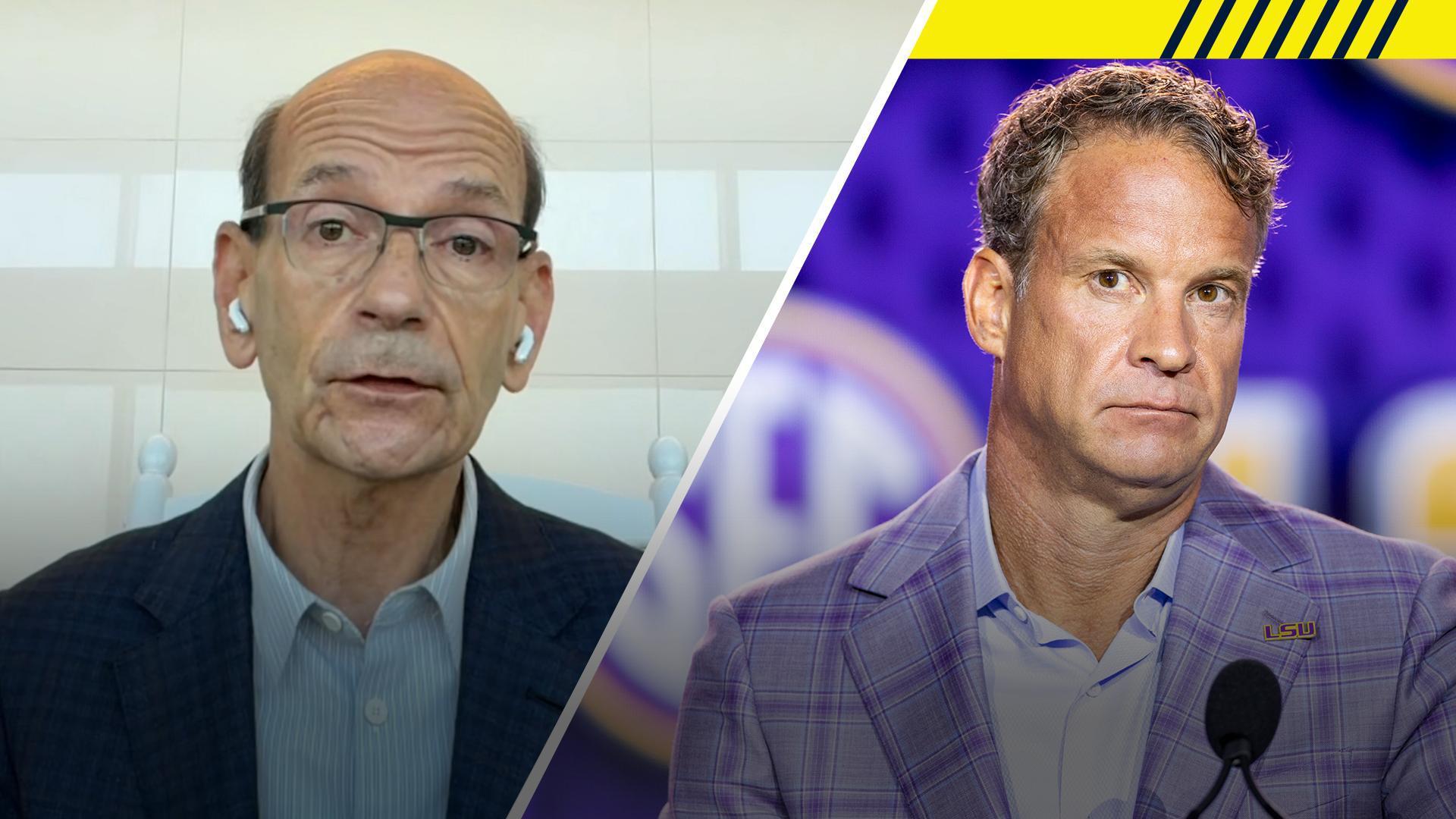 Finebaum shocked Kiffin is putting his career on the line for LSU
