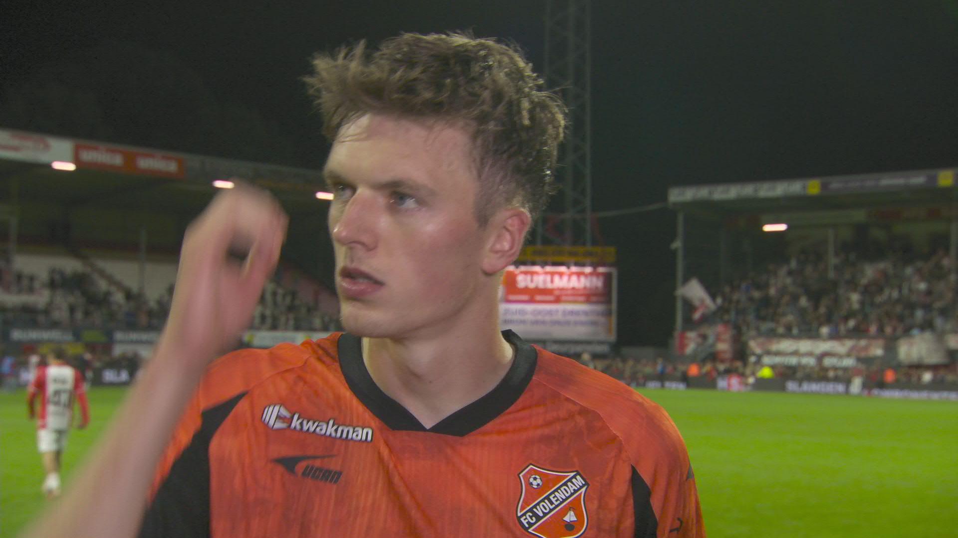 Huisman: "Ik denk dat we van geluk mogen spreken dat het 1-0 stond bij rust"