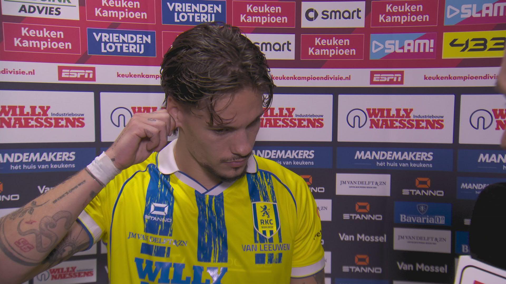 Van Leeuwen grapt na kopgoal: "De goal post ik wel even op Instagram hoor"