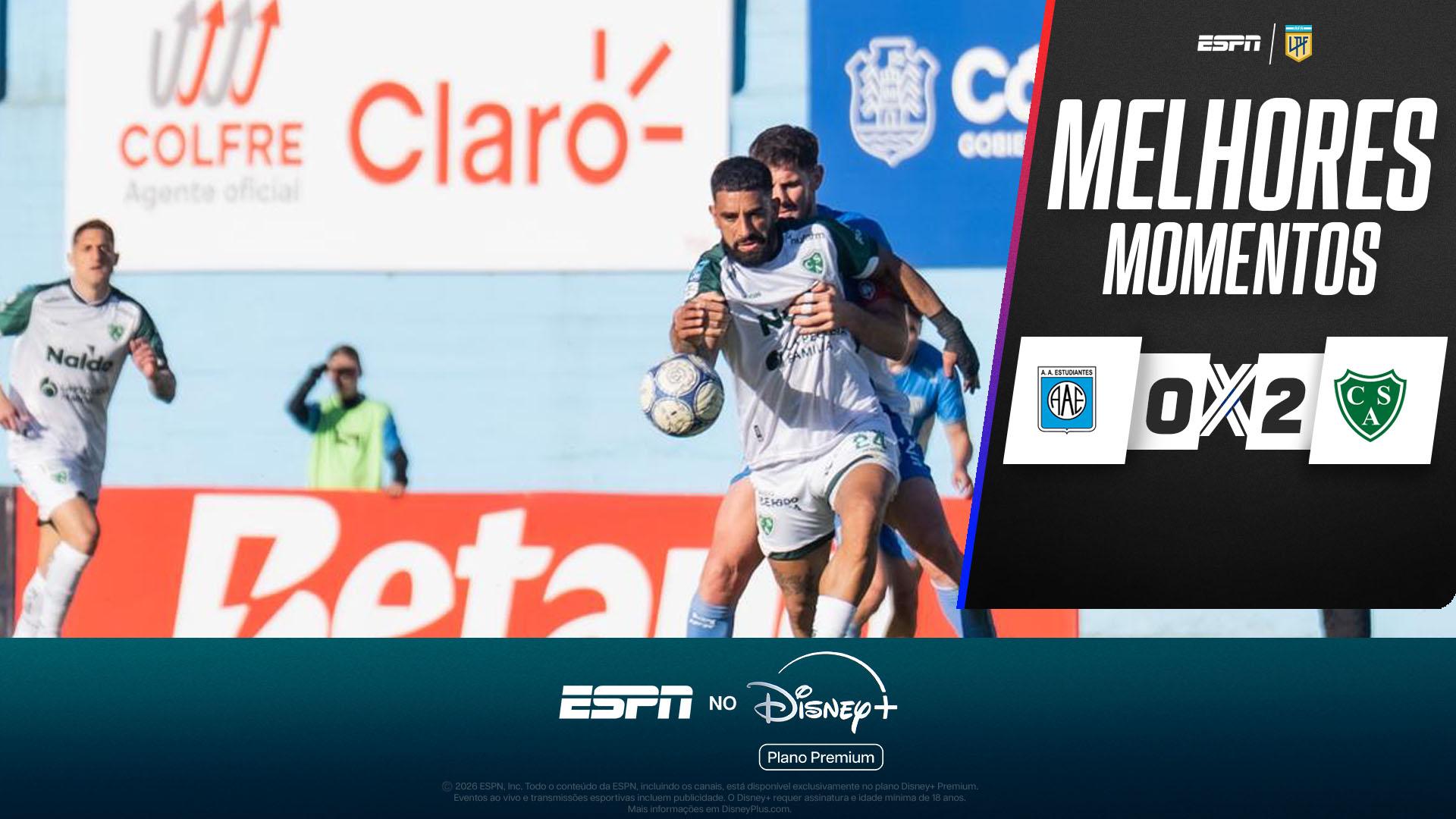 Estudiantes Río Cuatro 0 x 2 Sarmiento no Campeonato Argentino: VEJA os melhores momentos