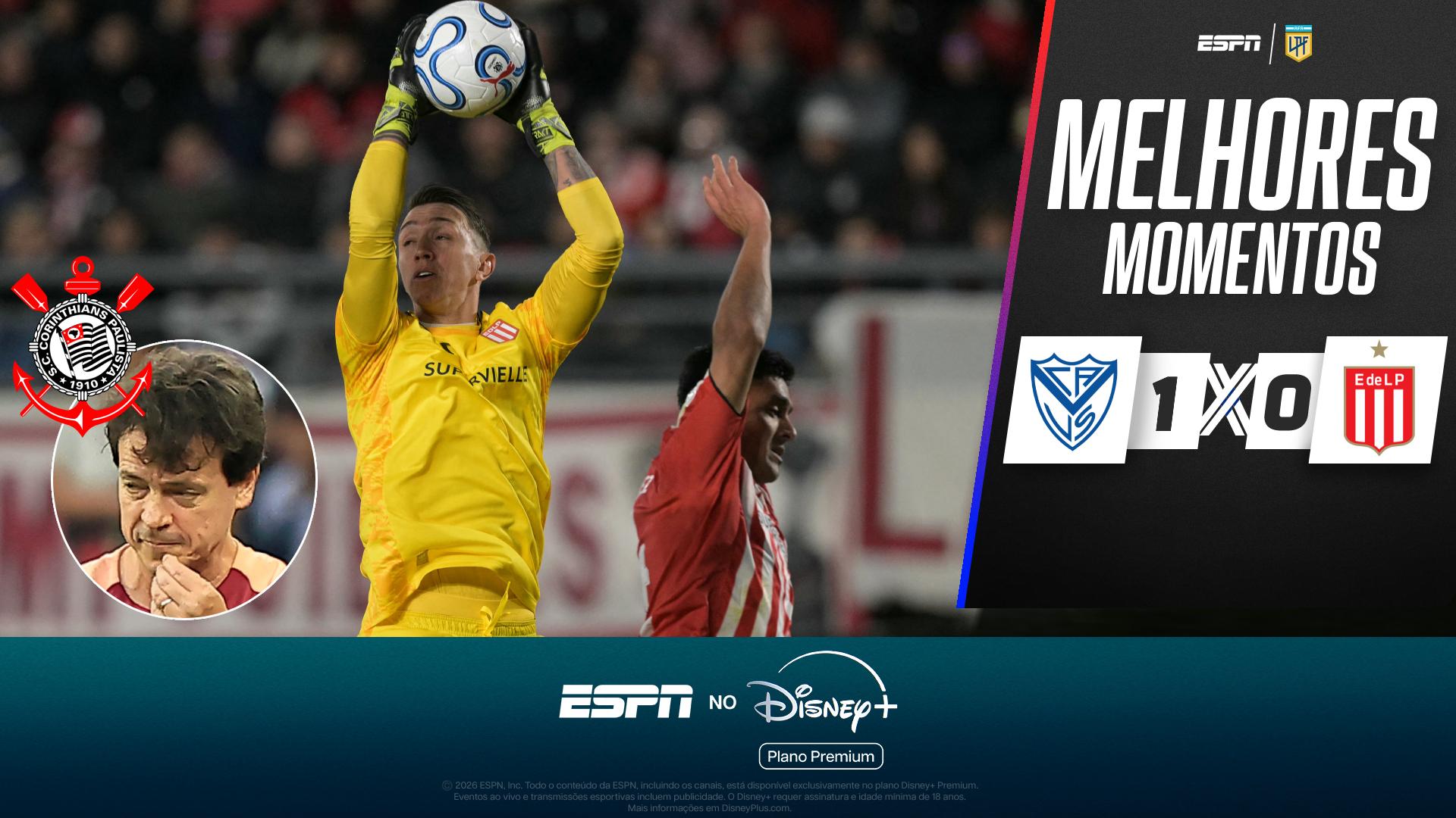 Rival do Corinthians na Libertadores, Estudiantes joga mal e perde para Vélez no Argentino; VEJA como foi