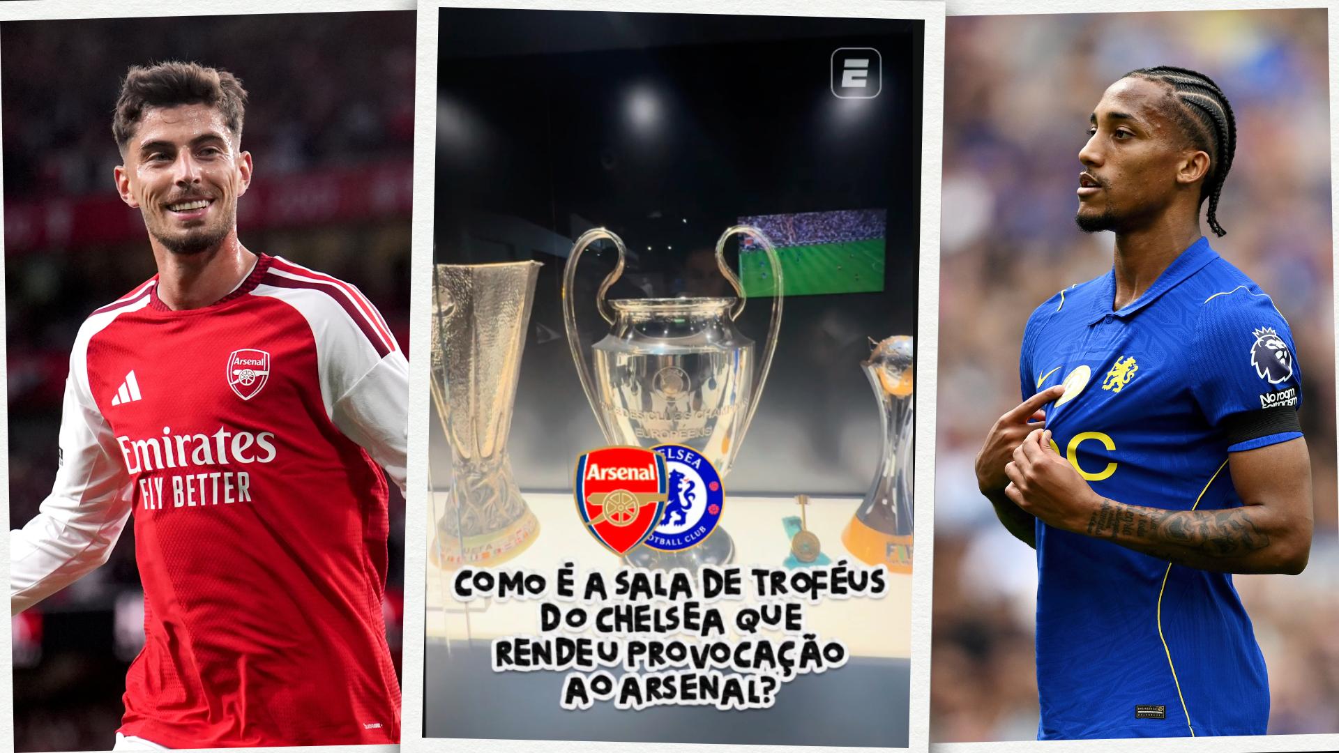 Como é a 'Casa dos Troféus' que Chelsea citou para provocar o Arsenal? Veja as imagens